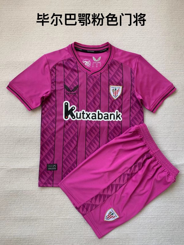 Athletic Club de Bilbao goalkeeper pink kid 23-24