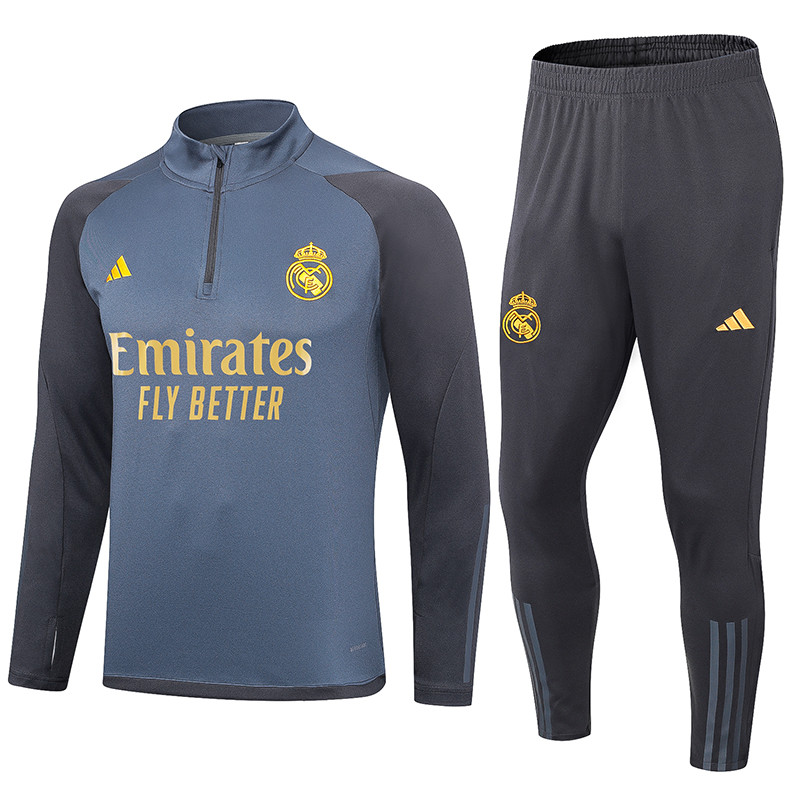 Real Madrid tracksuit grey 23-24 #411