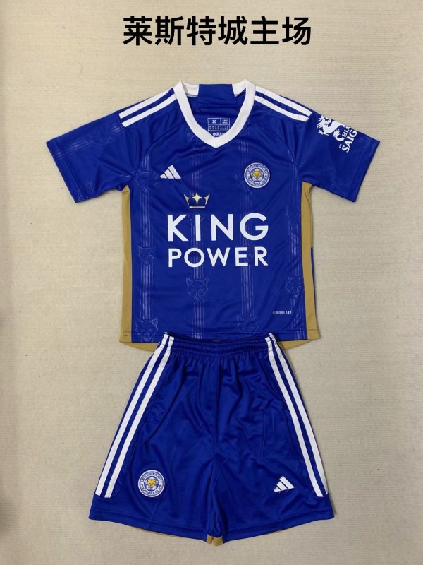 Leicester City home with shorts 23-24