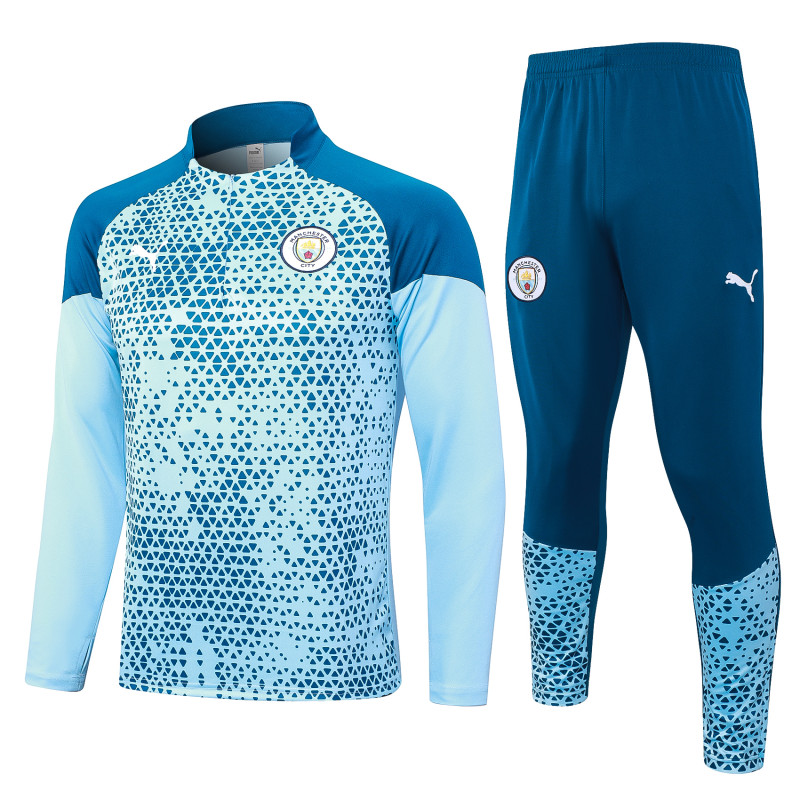 Manchester city tracksuit blue 23-24 #B705