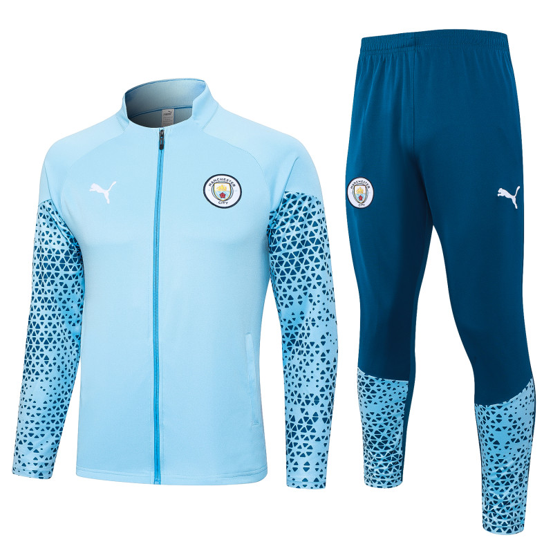 Manchester city jacket with pants blue 23-24 #A687