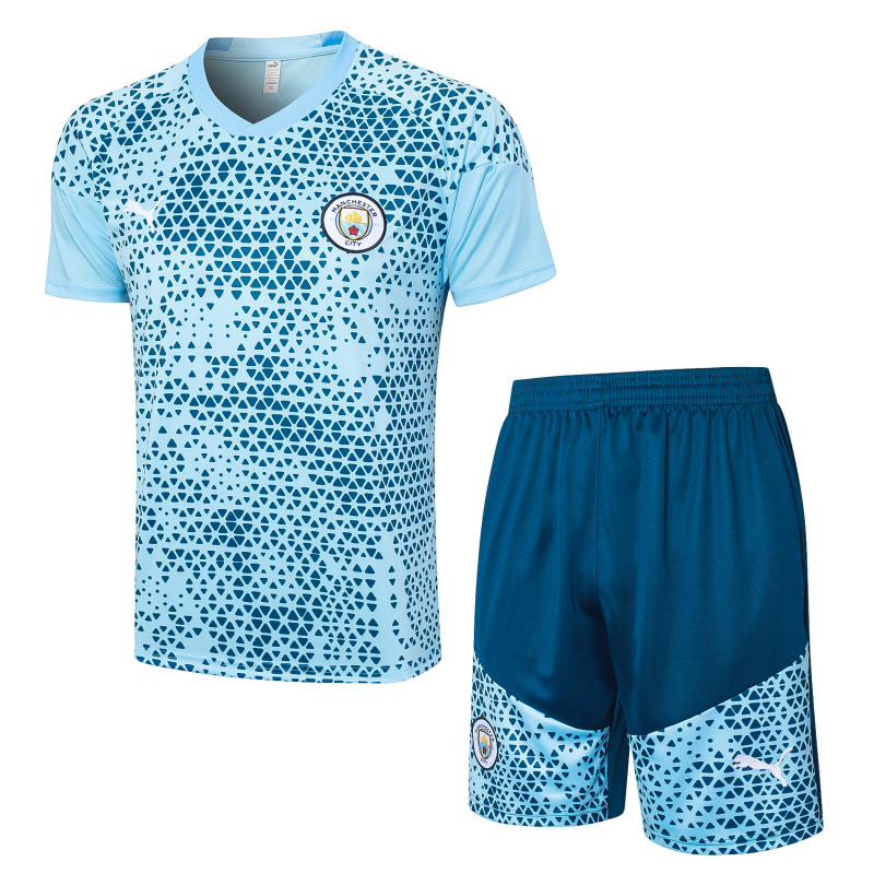Manchester city training shirt blue 23-24 #D925