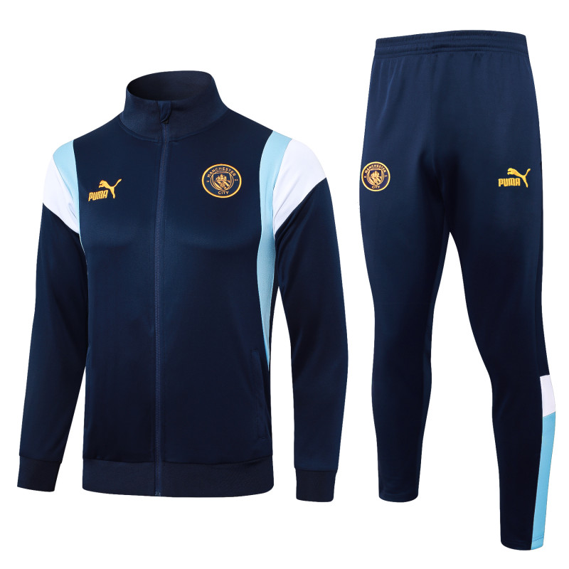 Manchester city jacket navy with pants 23-24 A703