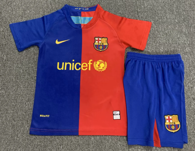 Barcelona retro 2008-2009 home kid #512