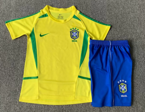 Brazil retro 2002 home kid #512