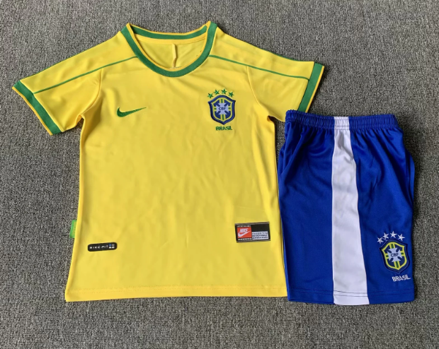 Brazil retro 1998 home kid #512