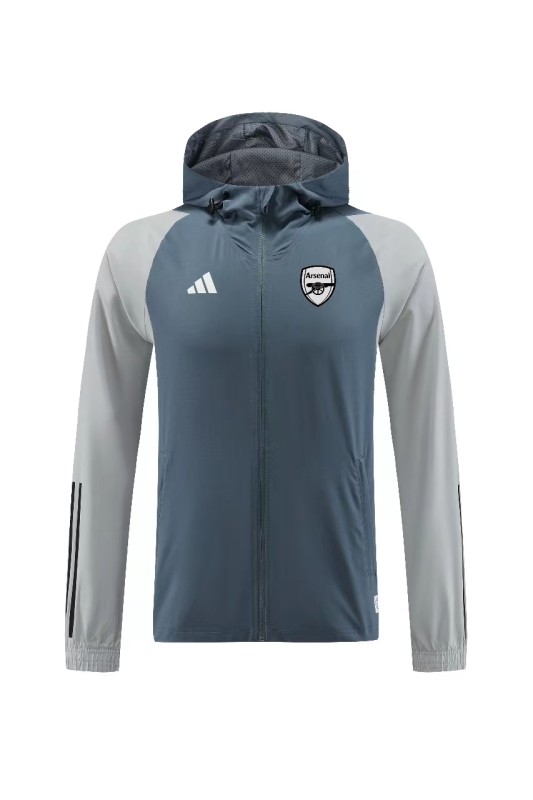 Arsenal windbreaker grey 23-24