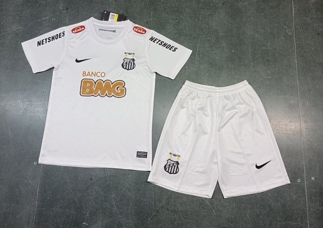 Santos retro 11-12 home kid #ABC