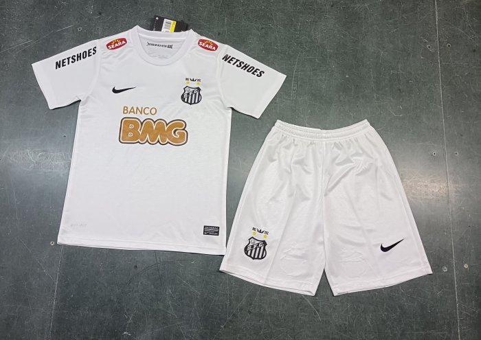 Santos retro 11-12 home kid #ABC