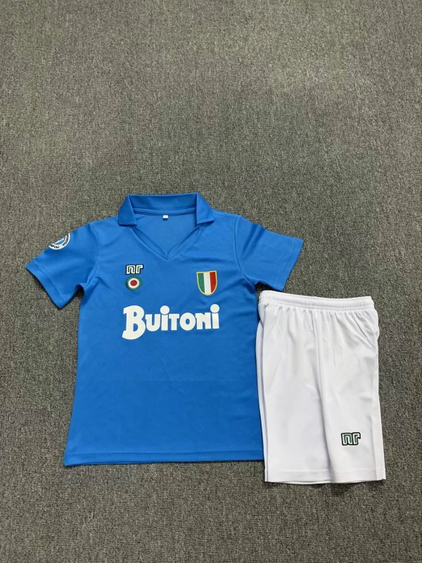 Napoli 1987-1988 home kid retro