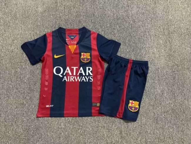 Barcelona 2014-2015 home kid retro