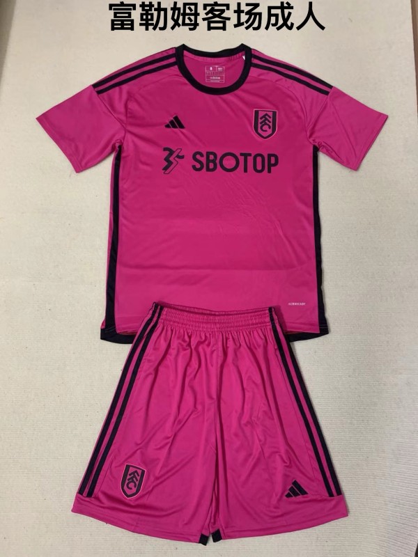 Fulham away with shorts 23-24