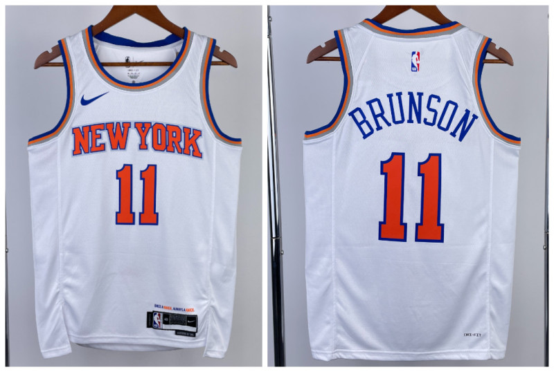 New York Knicks white BRUNSON 11