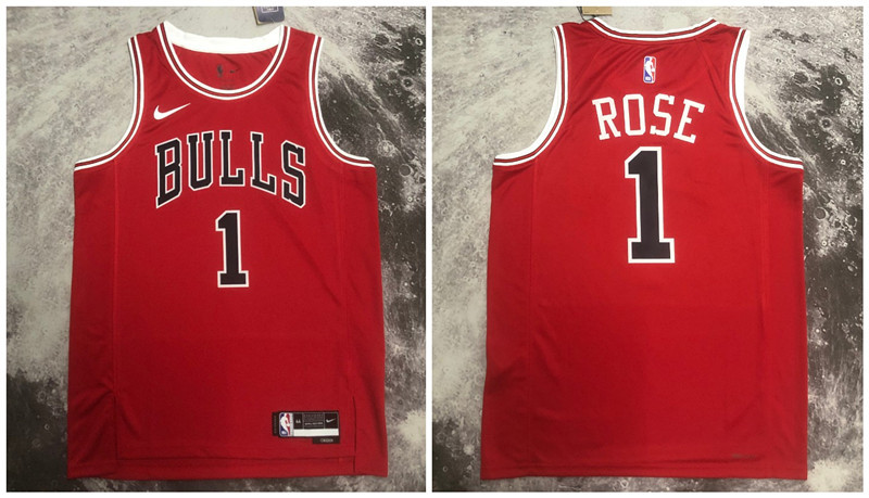 Chicago Bulls red 2023-2024 ROSE 1