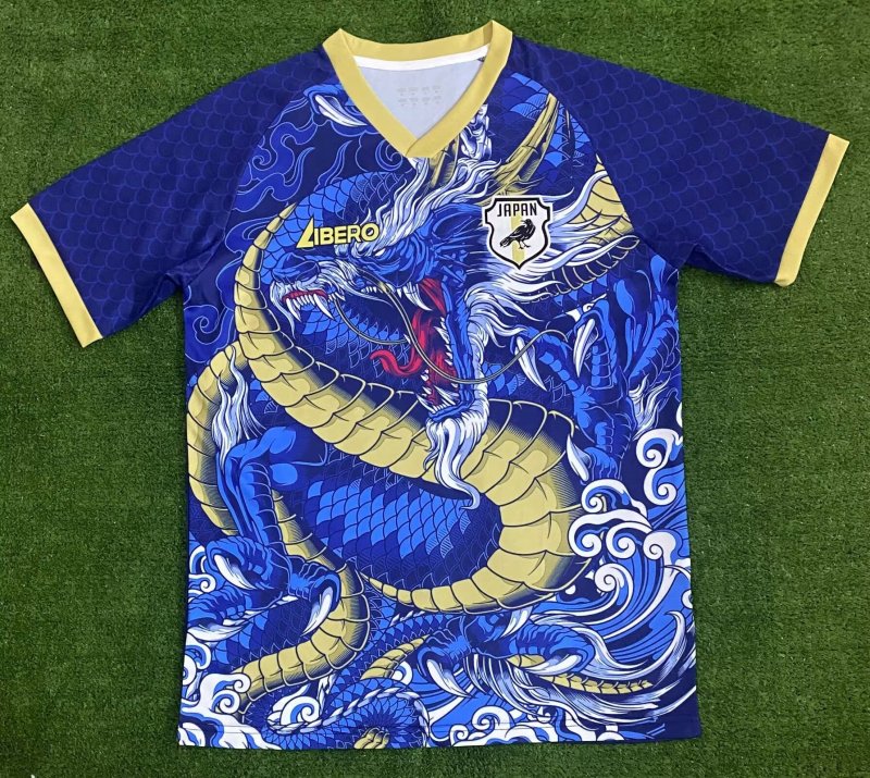 Japan Dragon pattern version blue