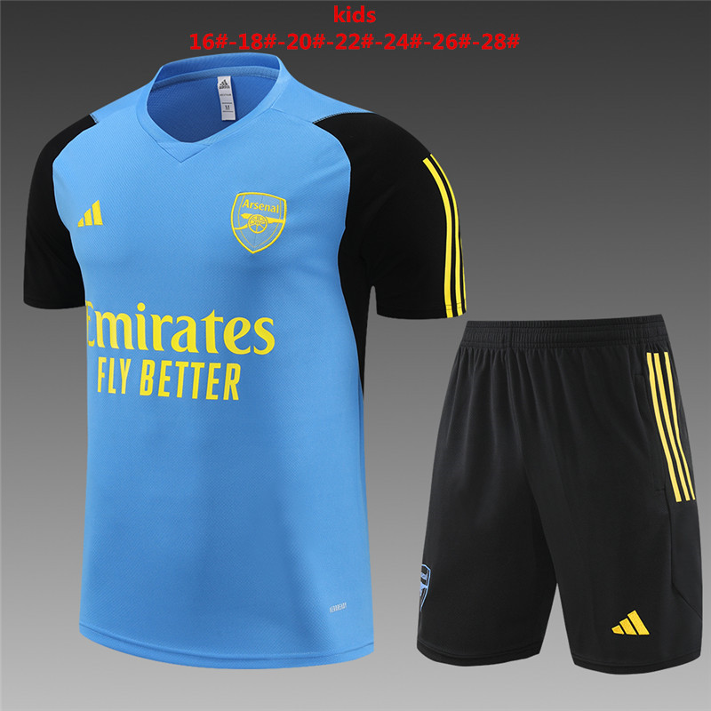 Arsenal training shirt blue kid 23-24 #801