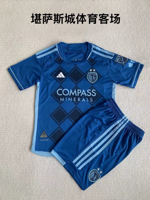 Sporting Kansas City home kid adult with shorts 2024 MLS