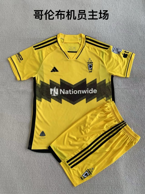 Columbus Crew SC home kid adult with shorts 2024 MLS