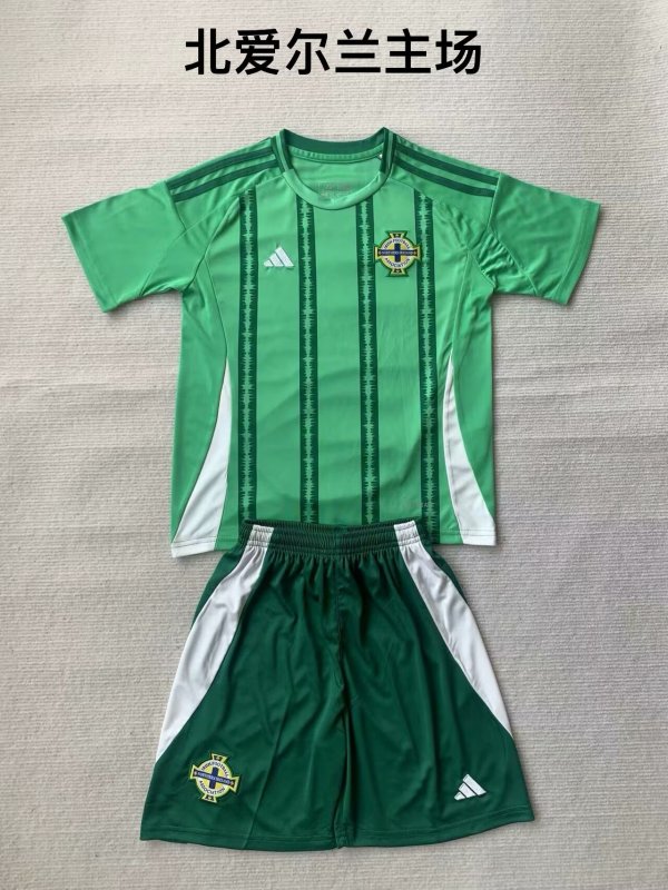 Northern Ireland home kid adult with shorts 2024