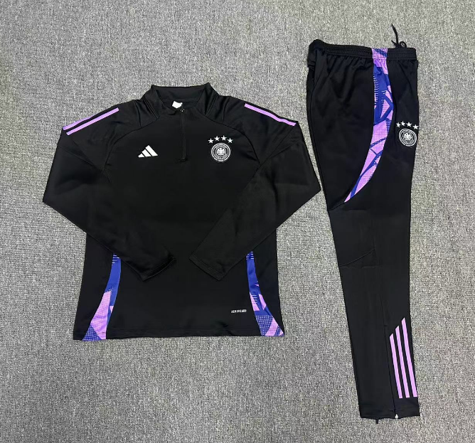 Germany tracksuit black kid adult 2024 #801