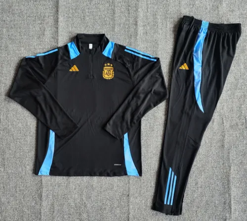 Argentina tracksuit black kid adult 2024 #801