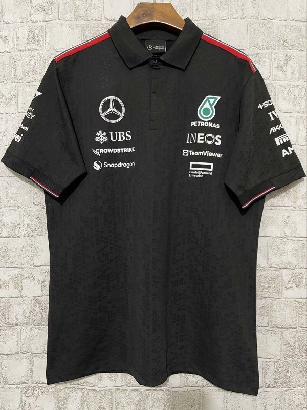 Mercedes-AMG Petronas F1 Team polo black S-5XL 2024