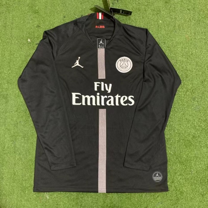 Paris Saint-Germain 18-19 black long sleeve #fei