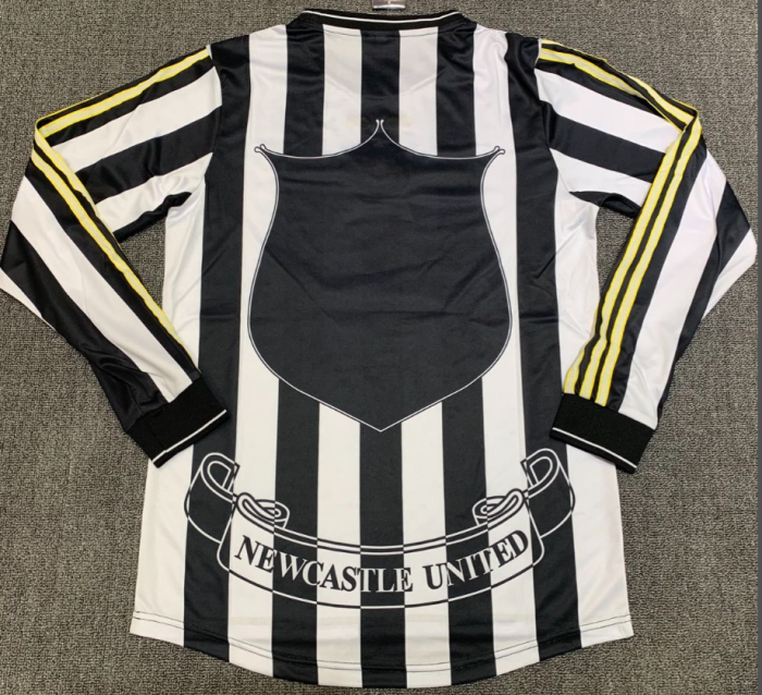 Newcastle united 1997-1999 home long sleeve retro