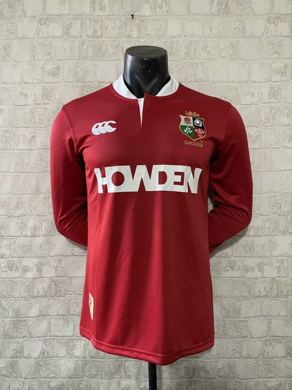  Lions home S-5XL 24-25 long sleeve rugby