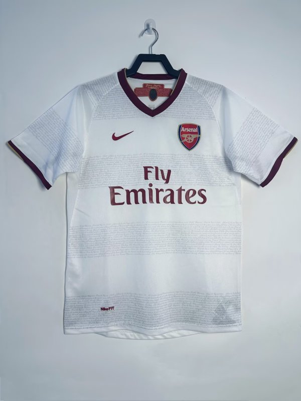 Arsenal 2007-2008 away white #811