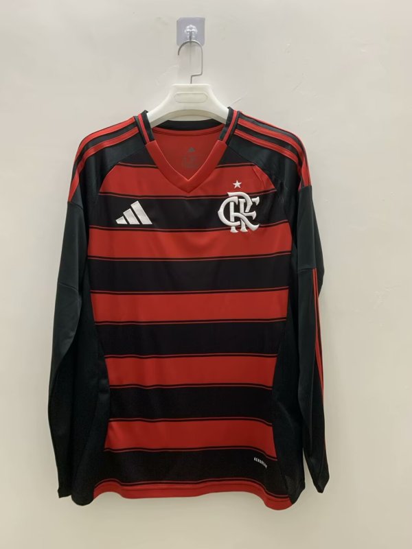 Flamengo home S-3XL 25-26 long sleeve