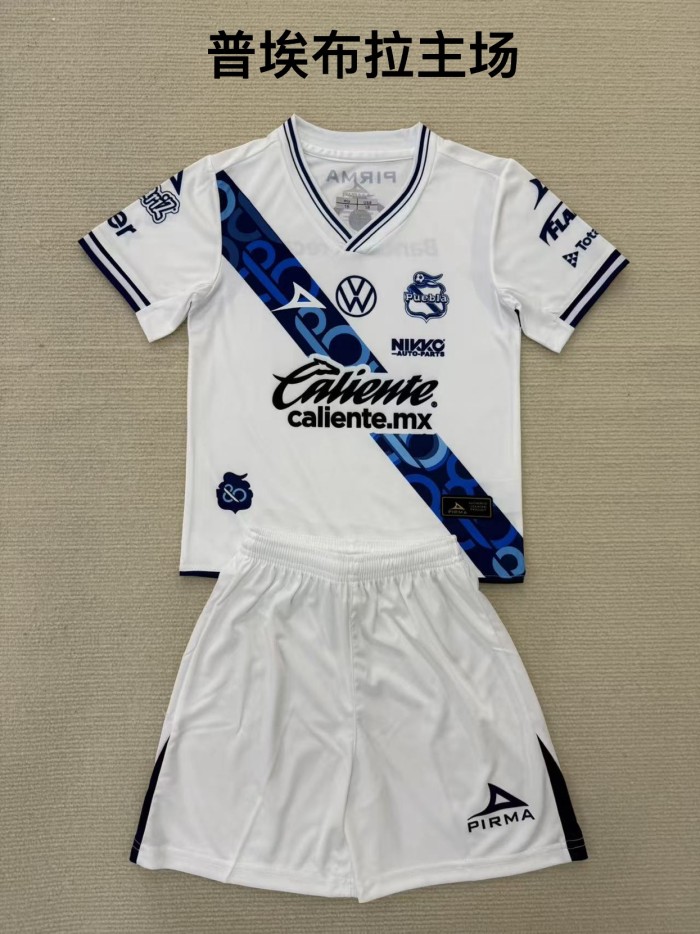 Puebla F.C. home kid adult 2025