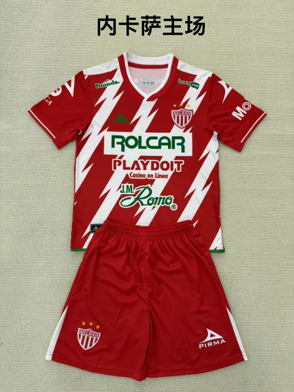 Necaxa home kid adult 2025