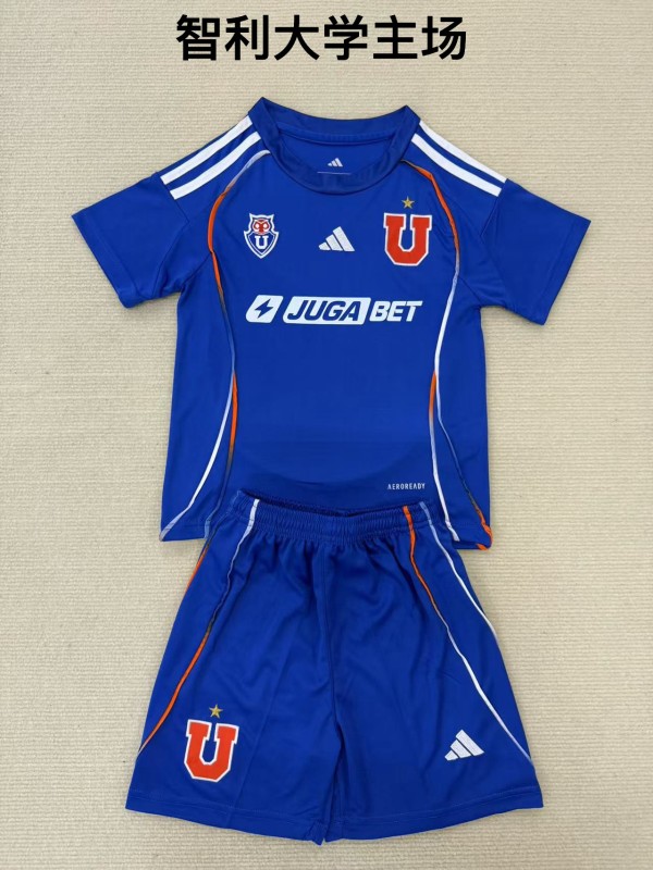 Club Universidad de Chile home kid adult 2025