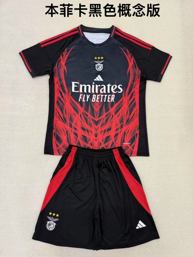 Benfica Concept version black kid adult 2025