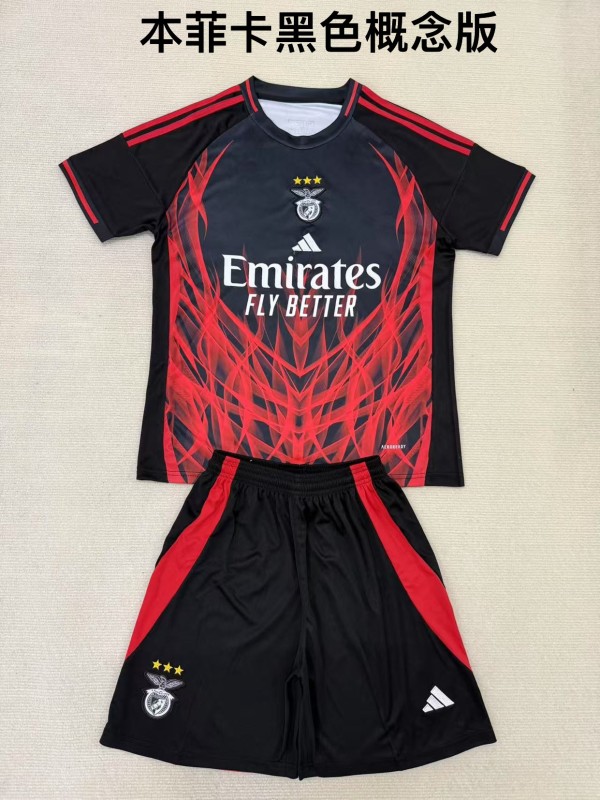 Benfica Concept version black kid adult 2025