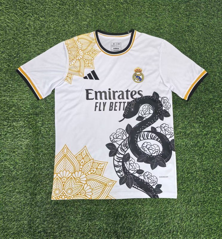 Real Madrid snake year white 2025