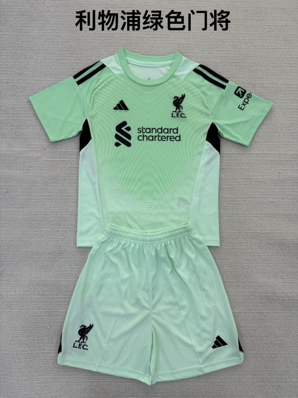 LFC goalkeeper green kid adult 25-26