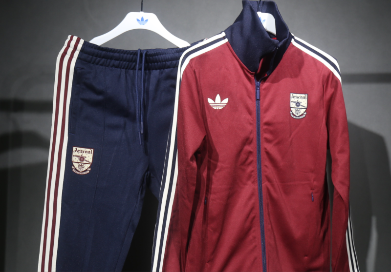 Arsenal red jacket with navy pants 25-26