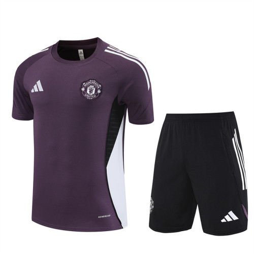 Manchester united training purple kid adult 25-26
