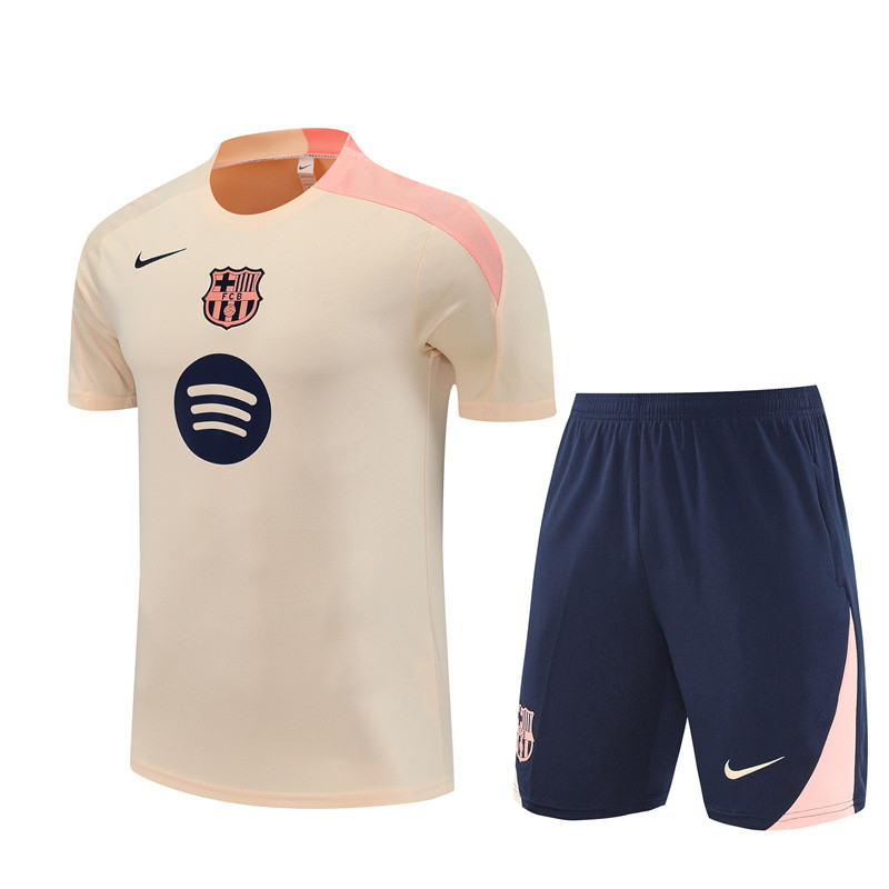 Barcelona training shirt beige kid adult 25-26