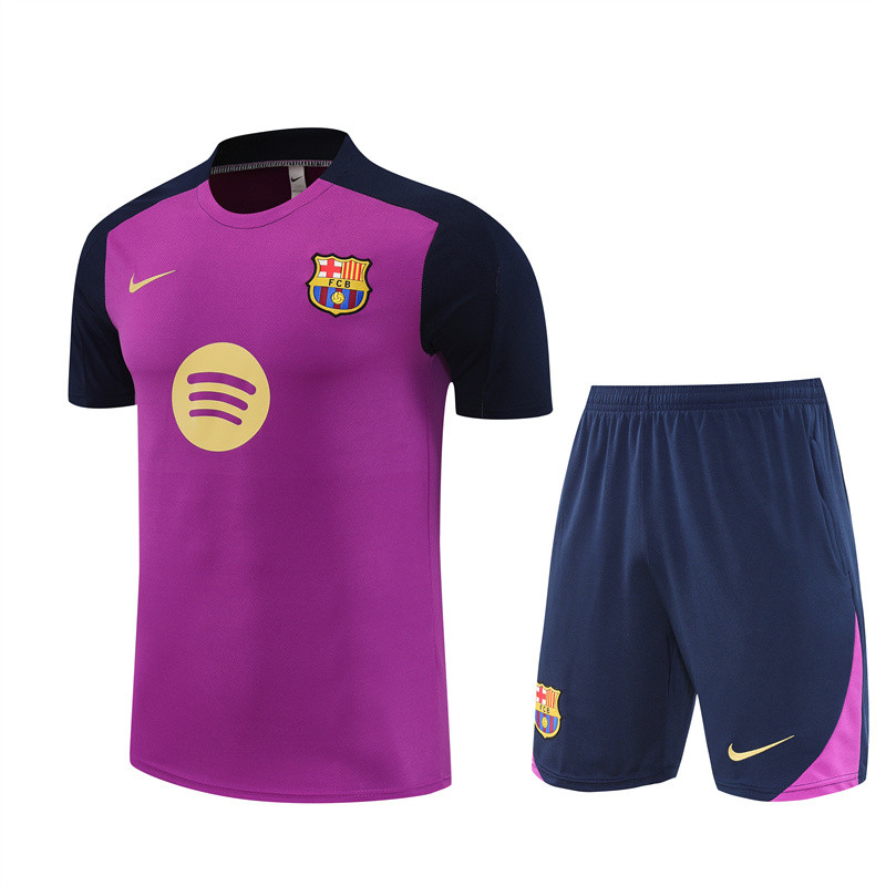 Barcelona training shirt purple kid adult 25-26