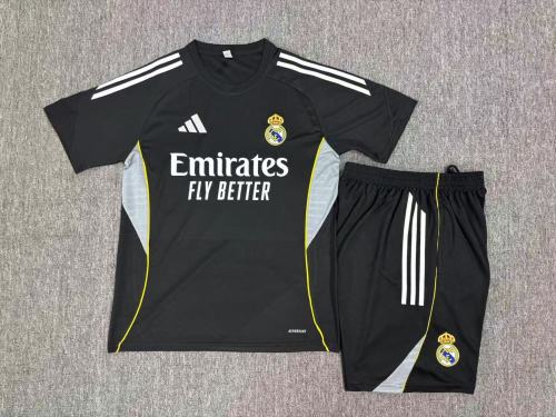 Real Madrid training shirt black kid adult 25-26