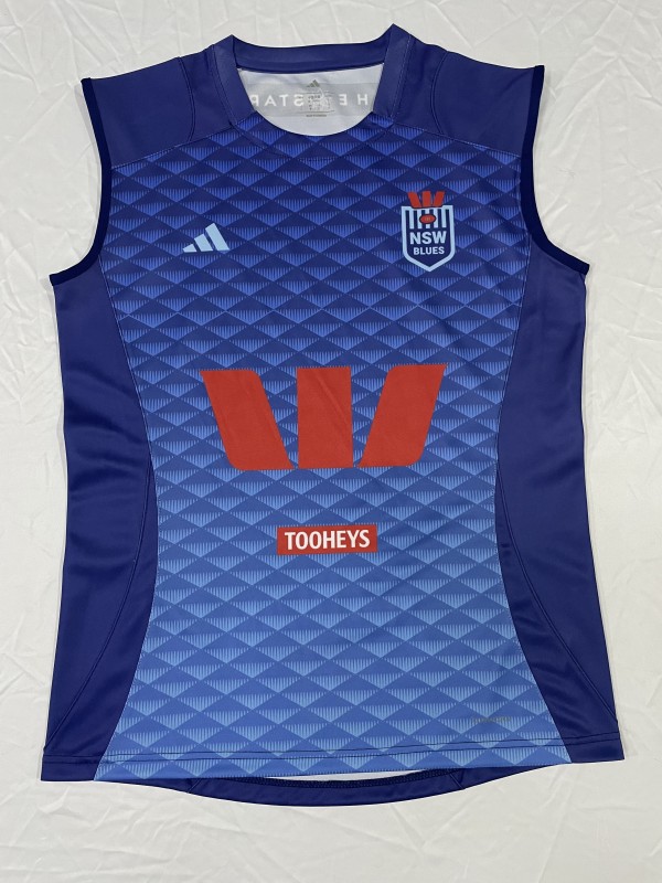 NSW blues vest navy 2025
