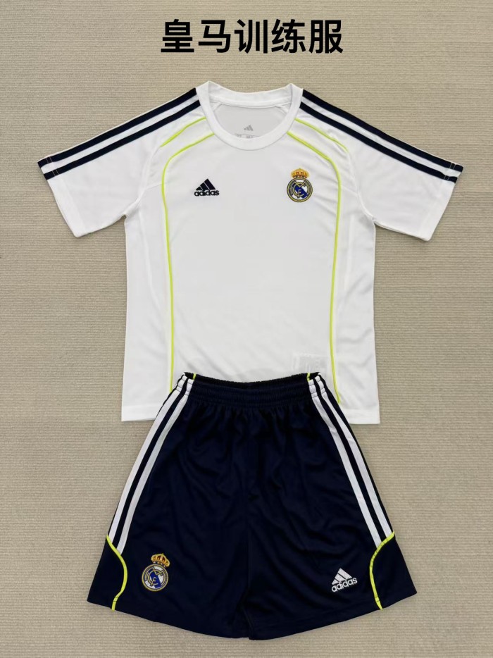 Real Madrid training white kid adult 2025
