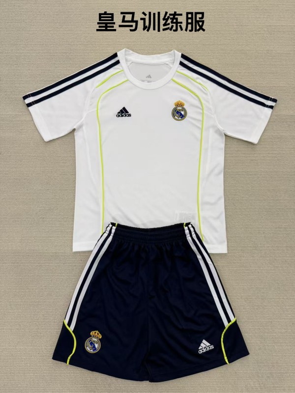 Real Madrid training white kid adult 2025