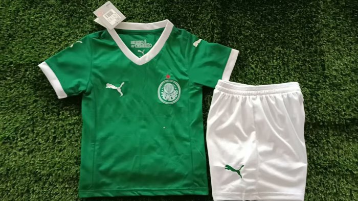 Palmeiras home kid adult with shorts 25-26