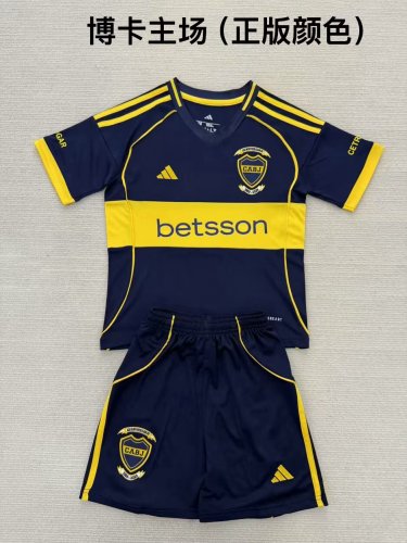 Boca Juniors home kid adult 25-26