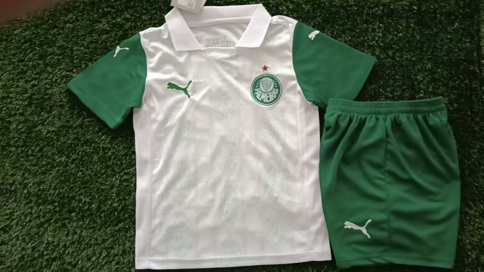 Palmeiras away kid adult with shorts 25-26