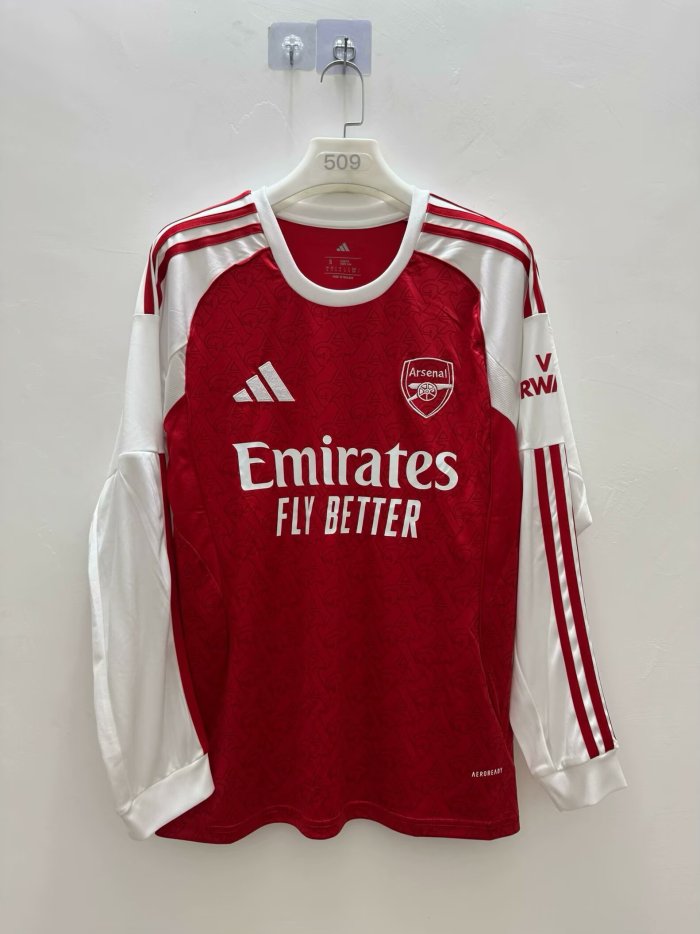 Arsenal home 25-26 long sleeve
